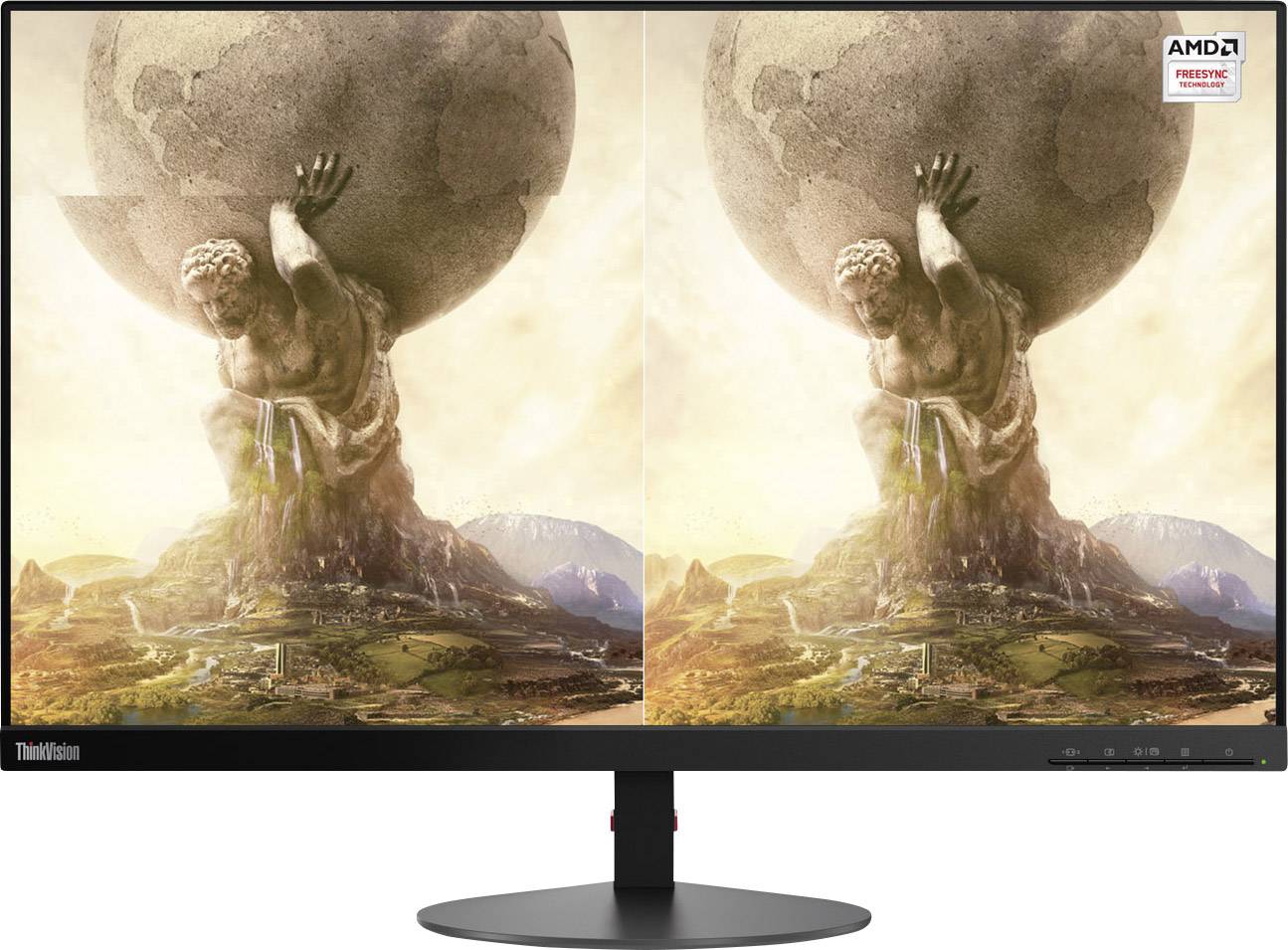 Lenovo S27i-10 LED-Monitor 68.6cm (27 Zoll) EEK D (A - G) 1920 x 1080 Pixel Full HD 6 ms VGA, HDMI®, Audio, stereo (3.5mm Klinke)