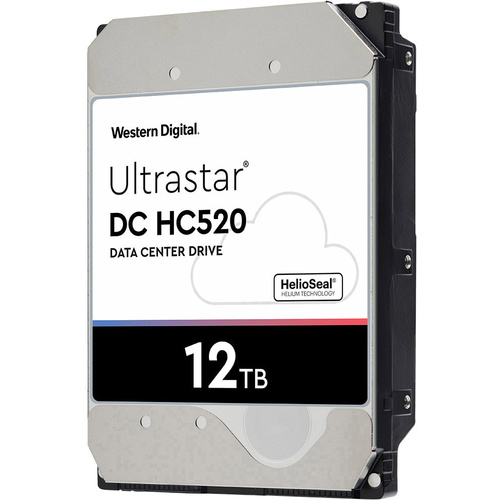 Western Digital Ultrastar HC520 12TB Interne Festplatte 8.9cm (3.5 Zoll) SATA III HUH721212ALE604 Bulk
