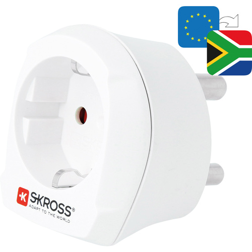 Skross 1.500201-E Reiseadapter CA EU to SA