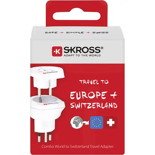 Skross 1.500206-E Reiseadapter CO W to CH Skross 1.500206-E Reiseadapter CO W to CH