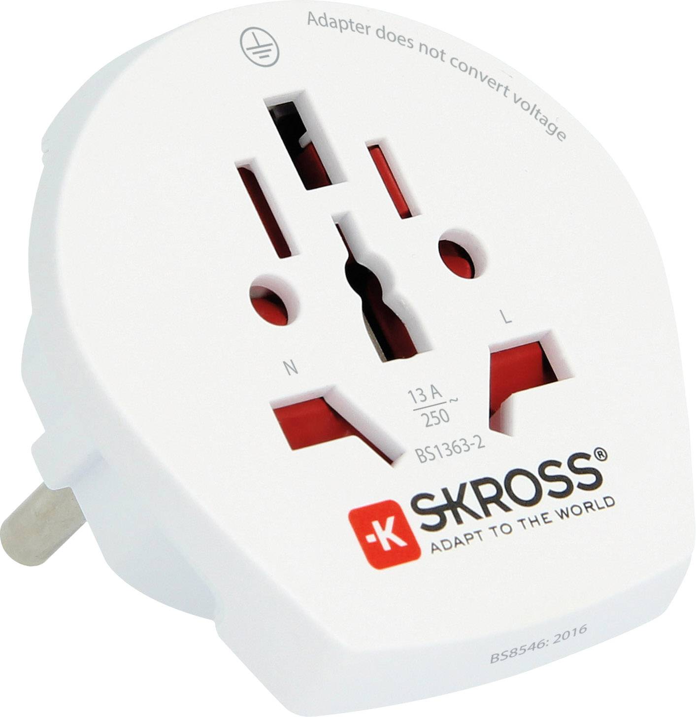Skross 1.500211-E Reiseadapter CA W to EU