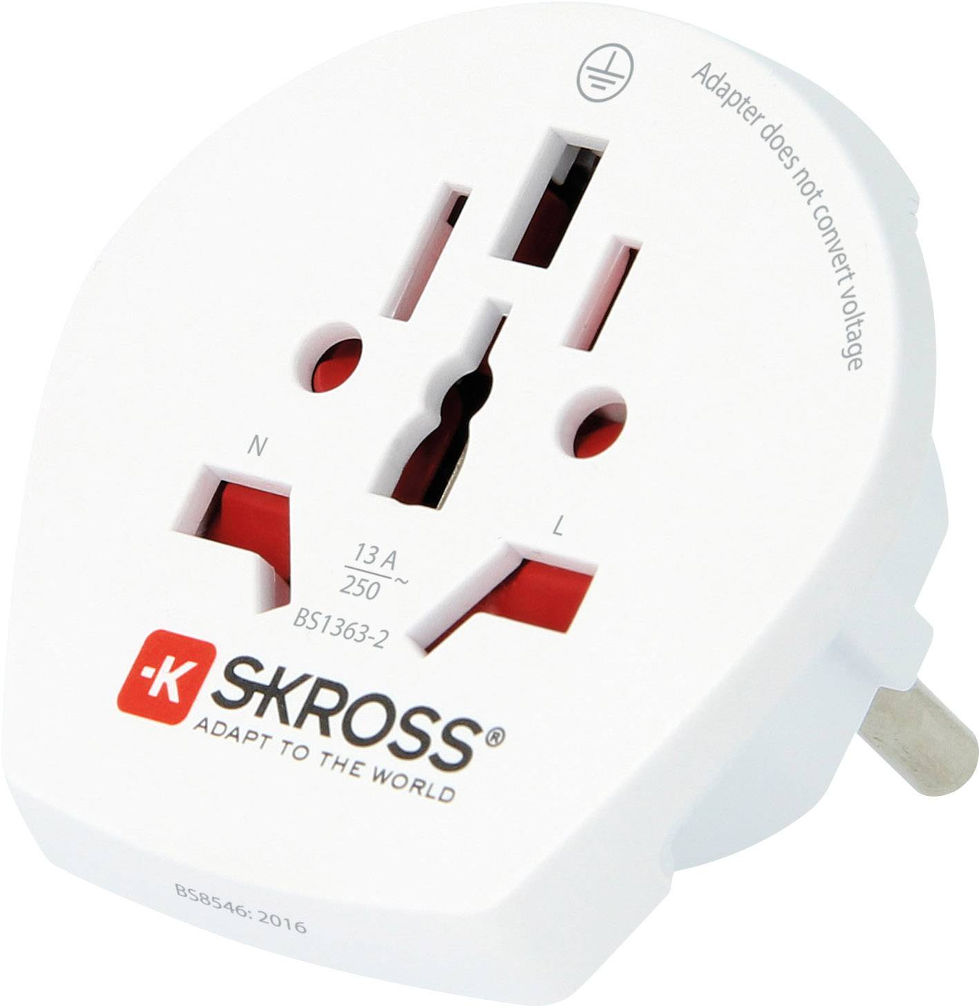 Skross 1.500211-E Reiseadapter CA W to EU
