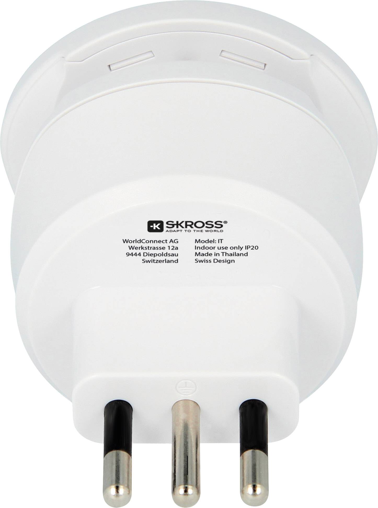 Skross 1.500213-E Reiseadapter CO W to IT