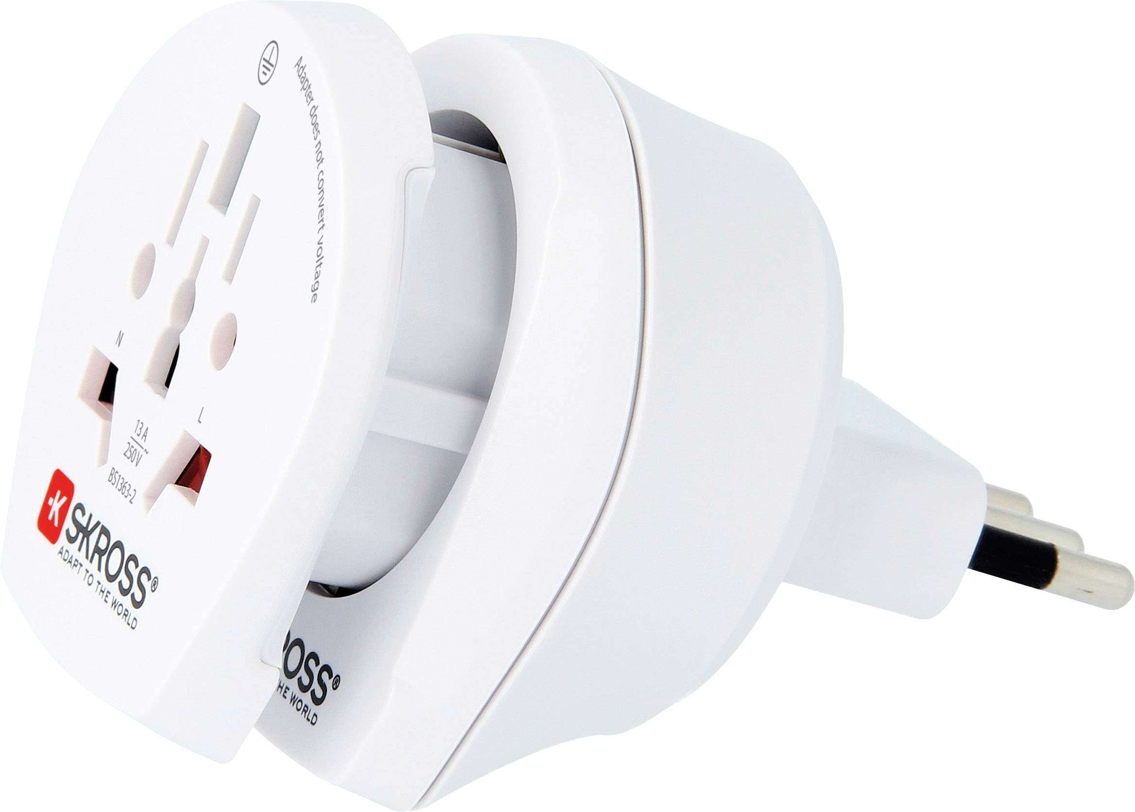 Skross 1.500213-E Reiseadapter CO W to IT