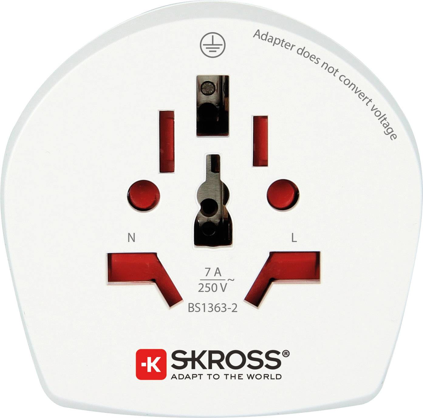 Skross 1.500225-E Reiseadapter CA W to UK (BS)