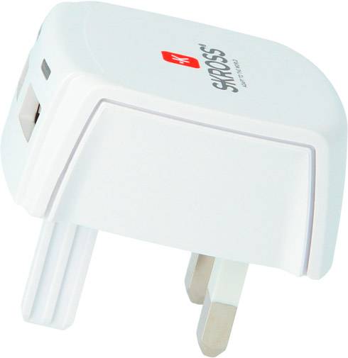 Skross 1.302720-E USB-Ladegerät Steckdose Ausgangsstrom (max.) 2.4A 2 x USB