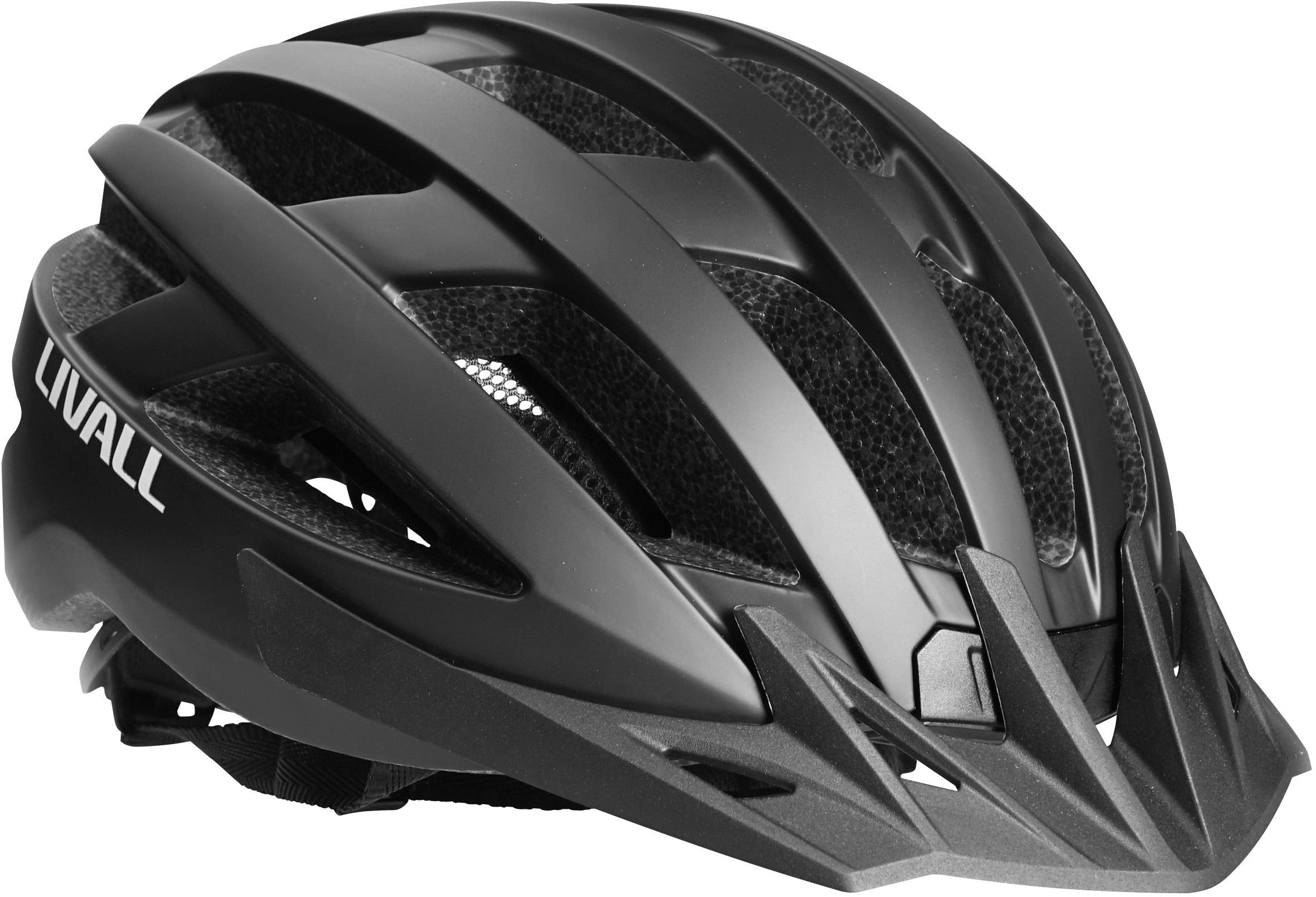 Livall MT1 MTB-Helm Schwarz Konfektionsgröße=L Kopfumfang=58-62 cm