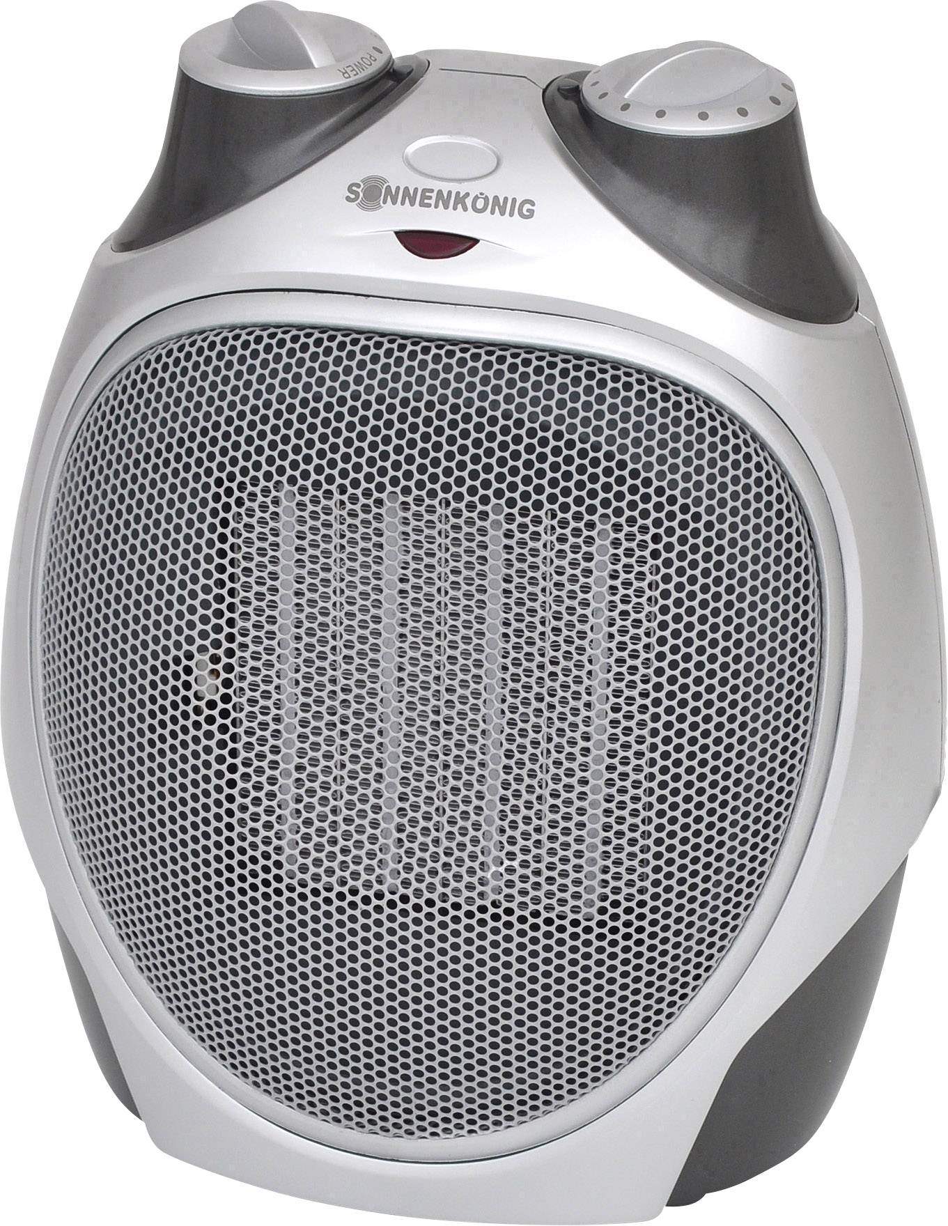 Sonnenkönig CERAMICO 1350 Keramik-Heizlüfter   Silber (matt), Schwarz