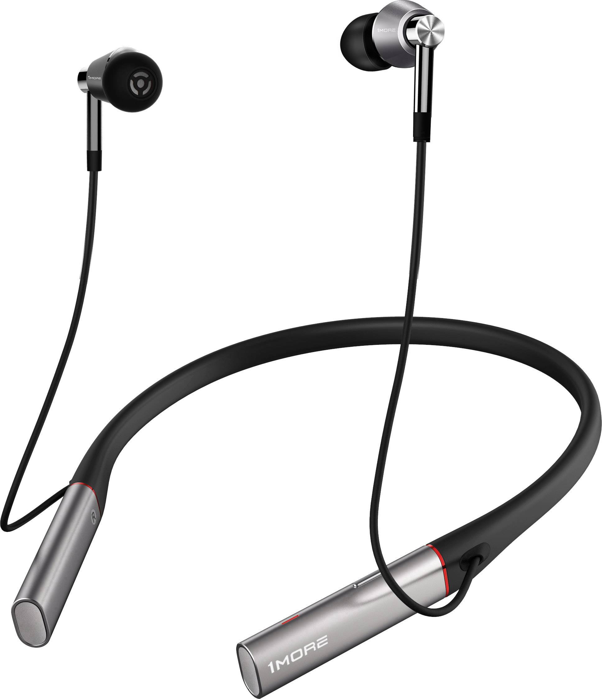 1more E1001BT In Ear Kopfhörer Bluetooth® Silber DAC, Noise Cancelling Headset