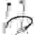 1more E1001BT Écouteurs intra-auriculaires Bluetooth argent DAC, Noise Cancelling micro-casque