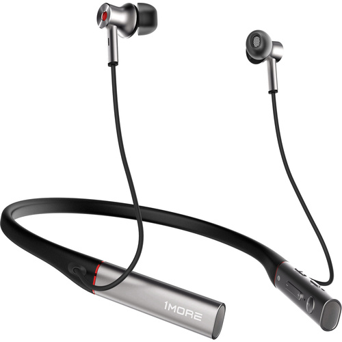 1more E1004BA Bluetooth® In Ear Kopfhörer In Ear Headset, Lautstärkeregelung, Noise Cancelling Grau