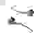 1more E1004BA  In Ear Kopfhörer Bluetooth®  Grau Noise Cancelling Headset, Lautstärkeregelung