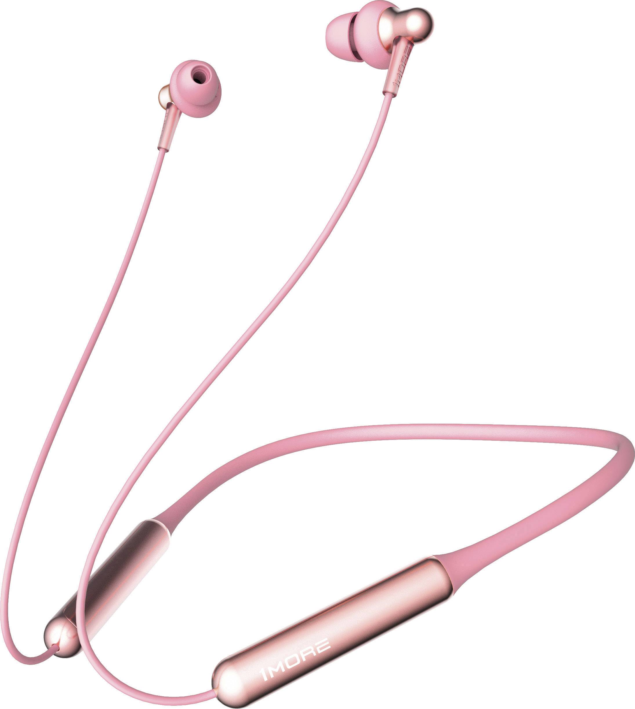 1more E1024BT Bluetooth® In Ear Kopfhörer In Ear Headset, Lautstärkeregelung Pink