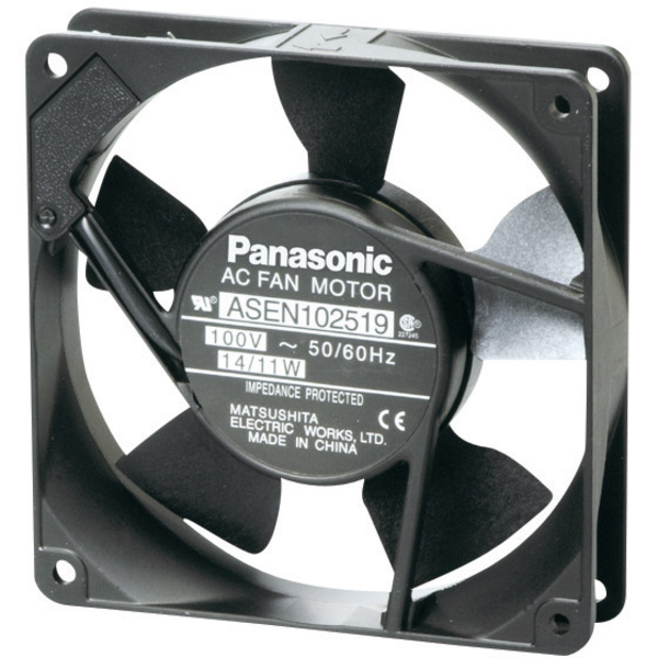 Panasonic ASEN10212 Axiallüfter 115 V/AC 120 m³/h (L x B x H) 120 x 120 x 25mm
