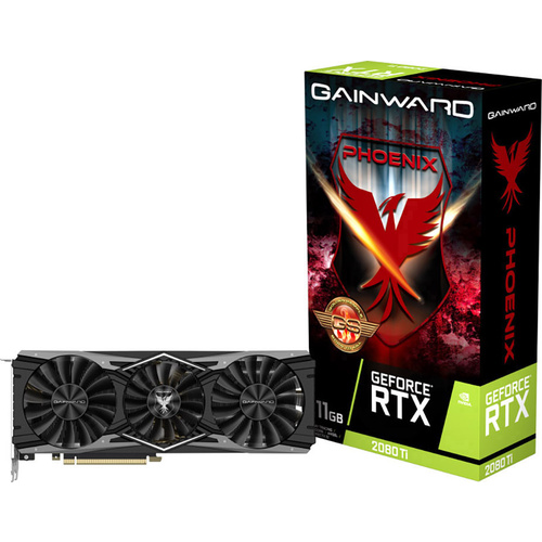 Gainward Grafikkarte Nvidia GeForce RTX2080 Ti Phoenix GS 11 GB GDDR6-RAM PCIe x16 HDMI®, DisplayPo