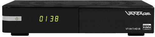 Vantage VT-94 T2 DVB-C & DVB-T Kombo-Receiver Aufnahmefunktion, Deutscher DVB-T2 Standard (H.265), Kartenleser Anzahl Tuner: 1