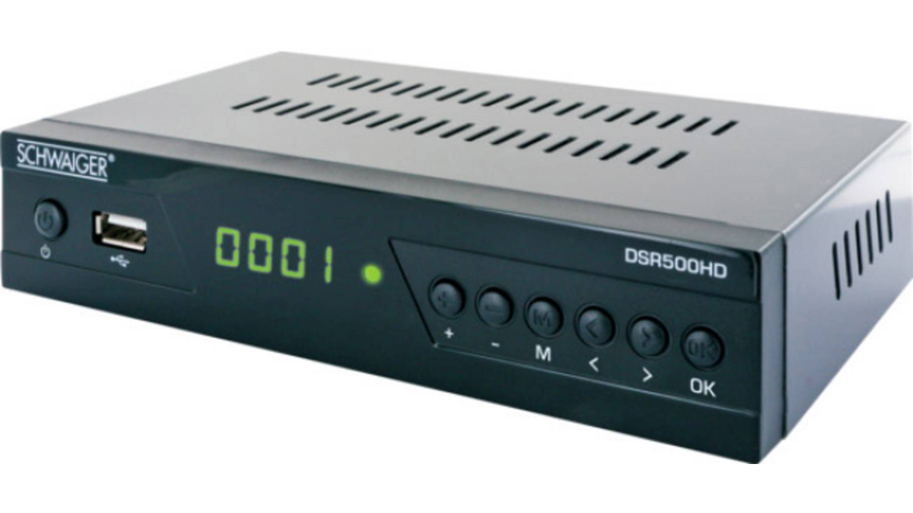 Schwaiger DSR500HD HD-SAT-Receiver Front-USB Anzahl Tuner: 1 | digitalo