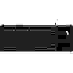 Perixx PERIBOARD-514 H PLUS USB Tastatur US-Englisch, QWERTY Schwarz Integrierter Trackball, Maustasten, USB-Anschluss