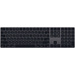 Apple Magic Keyboard with numeric Keypad Bluetooth® Tastatur Spacegrau mit numerischer Tastatur, Wiederaufladbar