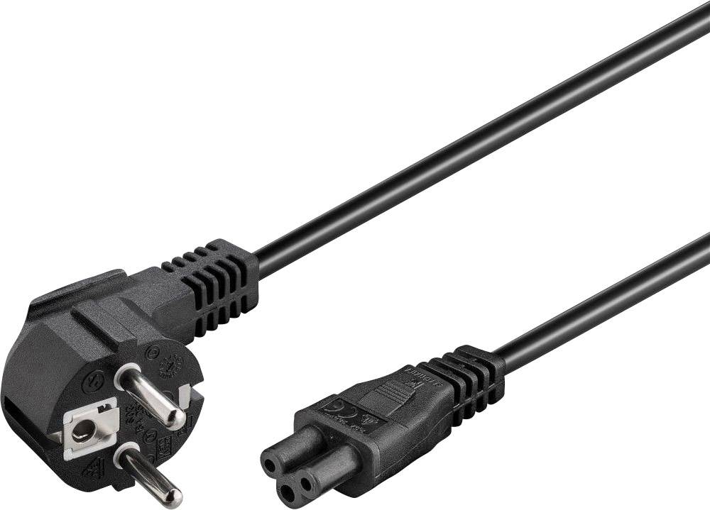 Goobay 68004 Strom Netzkabel Schwarz 1.80 m