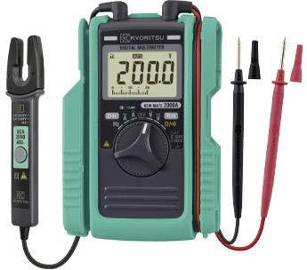 Kyoritsu KEW Mate 2000A Hand-Multimeter, Stromzange digital CAT III 300 V, CAT II 600V Anzeige (Counts): 3400