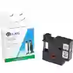 G&G Schriftband 15566 Kompatibel ersetzt DYMO 40913 Bandfarbe: Weiß Schriftfarbe: Schwarz 9mm 7m G&G Schriftband 15566 Kompatibel ersetzt DYMO 40913 Bandfarbe: Weiß Schriftfarbe: Schwarz 9mm 7m