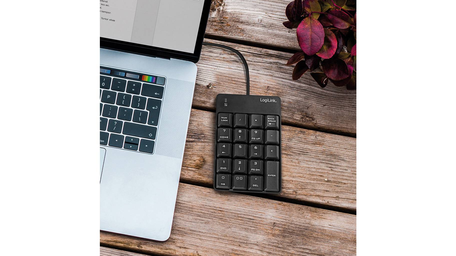 LogiLink ID0184 USB Nummernblock Schwarz versandkostenfrei | voelkner