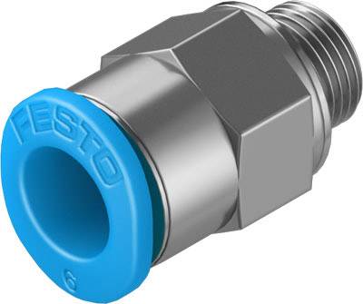 FESTO Gerade-Verbinder 132600 QSM-M6-6 Rohr-Ø: 6mm Gewinde-Maß: M6