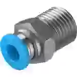 FESTO Gerade-Verbinder 153003 QS-1/4-6 Rohr-Ø: 6mm Gewinde-Maß: R1/4 FESTO Gerade-Verbinder 153003 QS-1/4-6 Rohr-Ø: 6mm Gewinde-Maß: R1/4