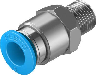 FESTO Gerade-Verbinder 153004 QS-1/8-8 Rohr-Ø: 8 mm Gewinde-Maß: R1/8