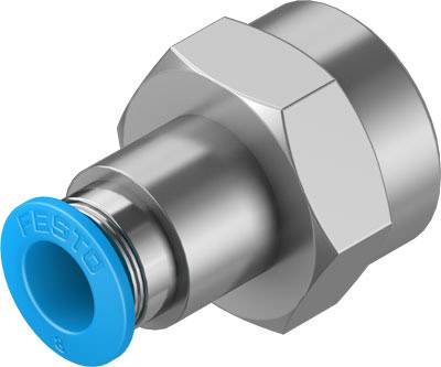 FESTO Gerade-Verbinder 153027 QSF-3/8-8-B Innengewinde G3/8" Rohr-Ø: 8 mm 1 St.
