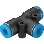 FESTO T-Verbinder 153129 QST-6 Rohr-Ø: 6 mm, 6mm 1St. FESTO T-Verbinder 153129 QST-6 Rohr-Ø: 6 mm, 6mm 1St.