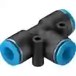 FESTO T-Verbinder 153130 QST-8 Rohr-Ø: 8 mm, 8mm 1St. FESTO T-Verbinder 153130 QST-8 Rohr-Ø: 8 mm, 8mm 1St.