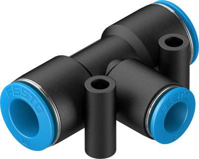 FESTO T-Verbinder 153136 QST-10-8 Rohr-Ø: 8 mm, 10mm 1St.