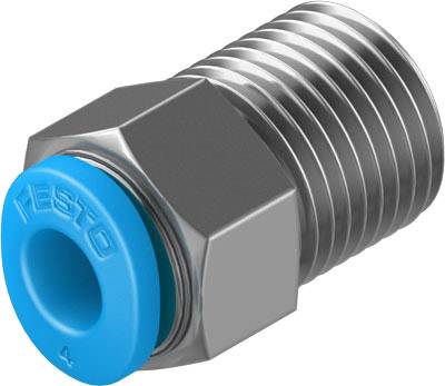 FESTO Gerade-Verbinder 153305 QSM-1/8-4 Rohr-Ø: 4 mm Gewinde-Maß: R1/8