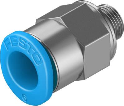 FESTO Gerade-Verbinder 153306 QSM-M5-6 Rohr-Ø: 6 mm Gewinde-Maß: M5