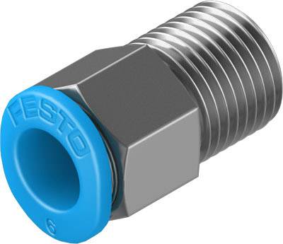 FESTO Gerade-Verbinder 153307 QSM-1/8-6 Rohr-Ø: 6 mm Gewinde-Maß: R1/8