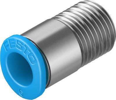 FESTO Gerade-Verbinder 153318 QSM-1/8-6-I Rohr-Ø: 6 mm Gewinde-Maß: R1/8