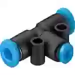FESTO T-Verbinder 153368 QSMT-4-3 Rohr-Ø: 3 mm, 4mm 1St. FESTO T-Verbinder 153368 QSMT-4-3 Rohr-Ø: 3 mm, 4mm 1St.