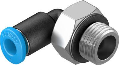 FESTO Winkelverbinder 186268 QSML-G1/8-4 Rohr-Ø: 4 mm Gewinde-Maß: G1/8" 1 St.