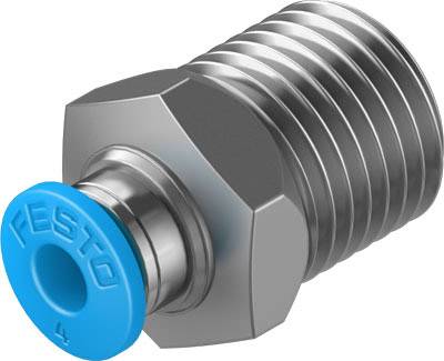 FESTO Gerade-Verbinder 190644 QS-1/4-4 Rohr-Ø: 4 mm Gewinde-Maß: R1/4