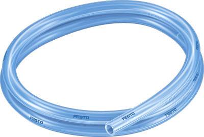 FESTO Druckluftschlauch 8048711-1 PUN-H-12X2-TBL Thermoplastisches Elastomer Transluzent, Blau Innen-Durchmesser: 8mm 10 bar