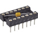 Support de circuits intégrés MPE Garry 001-3-014-3-BF-XT0 7.62 mm Nombre de pôles (num): 14 contacts de précision, avec