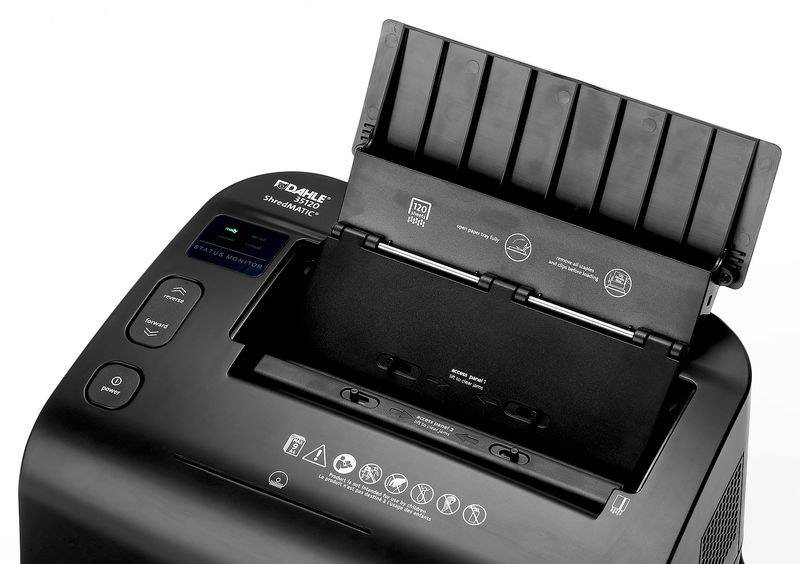 Dahle Autofeed ShredMATIC® 35120 Aktenvernichter Partikelschnitt 3 x 9mm 28l Blattanzahl (max.): 120 Sicherheitsstufe