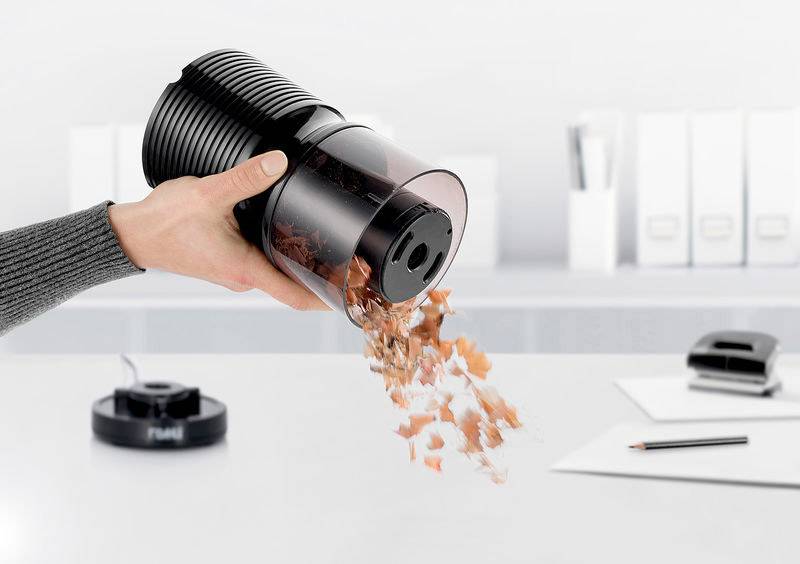 Dahle Elektrische Bleistiftspitzmaschine 00210-14410 Schwarz (transparent) Ausführung des Behälters=Dose