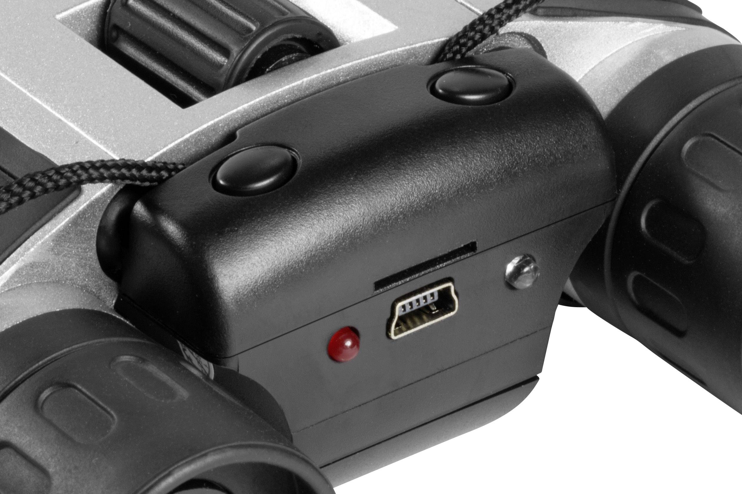 TrendGeek Fernglas mit Digitalkamera TG-125 10 x 25 mm Dachkant Silber 4790