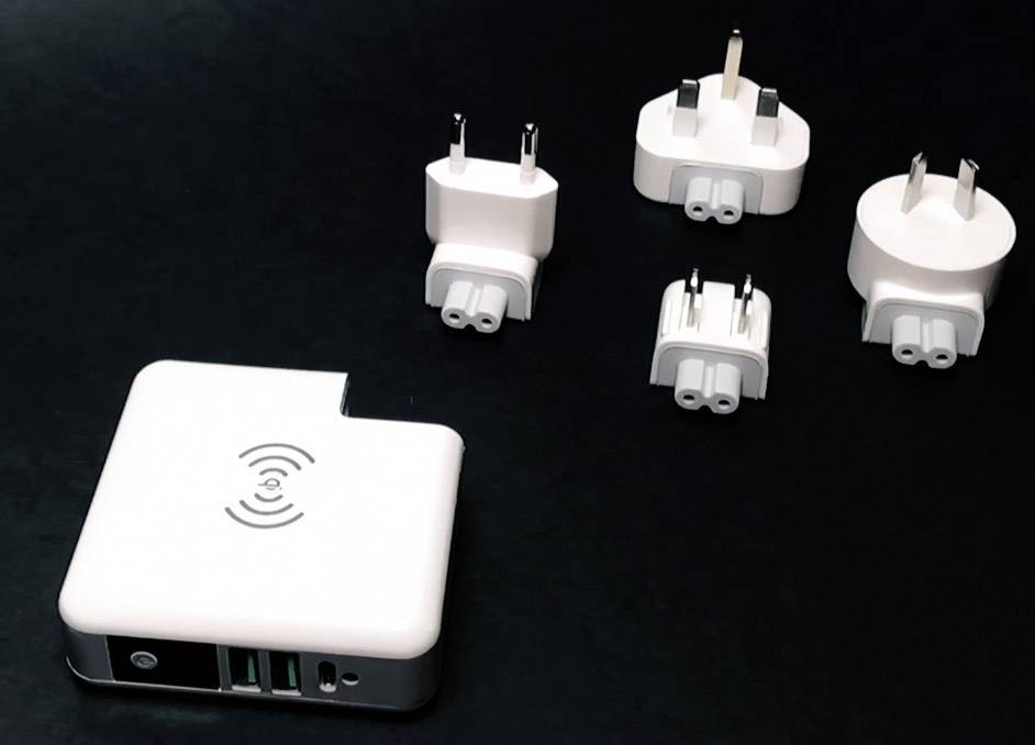 Smrter Induktions-Powerbank 2400mA Amigo World SMRTER_AMIGO_WORLD 6700 mAh Ausgänge Induktionslade-Standard, USB, USB-C™ Buchse