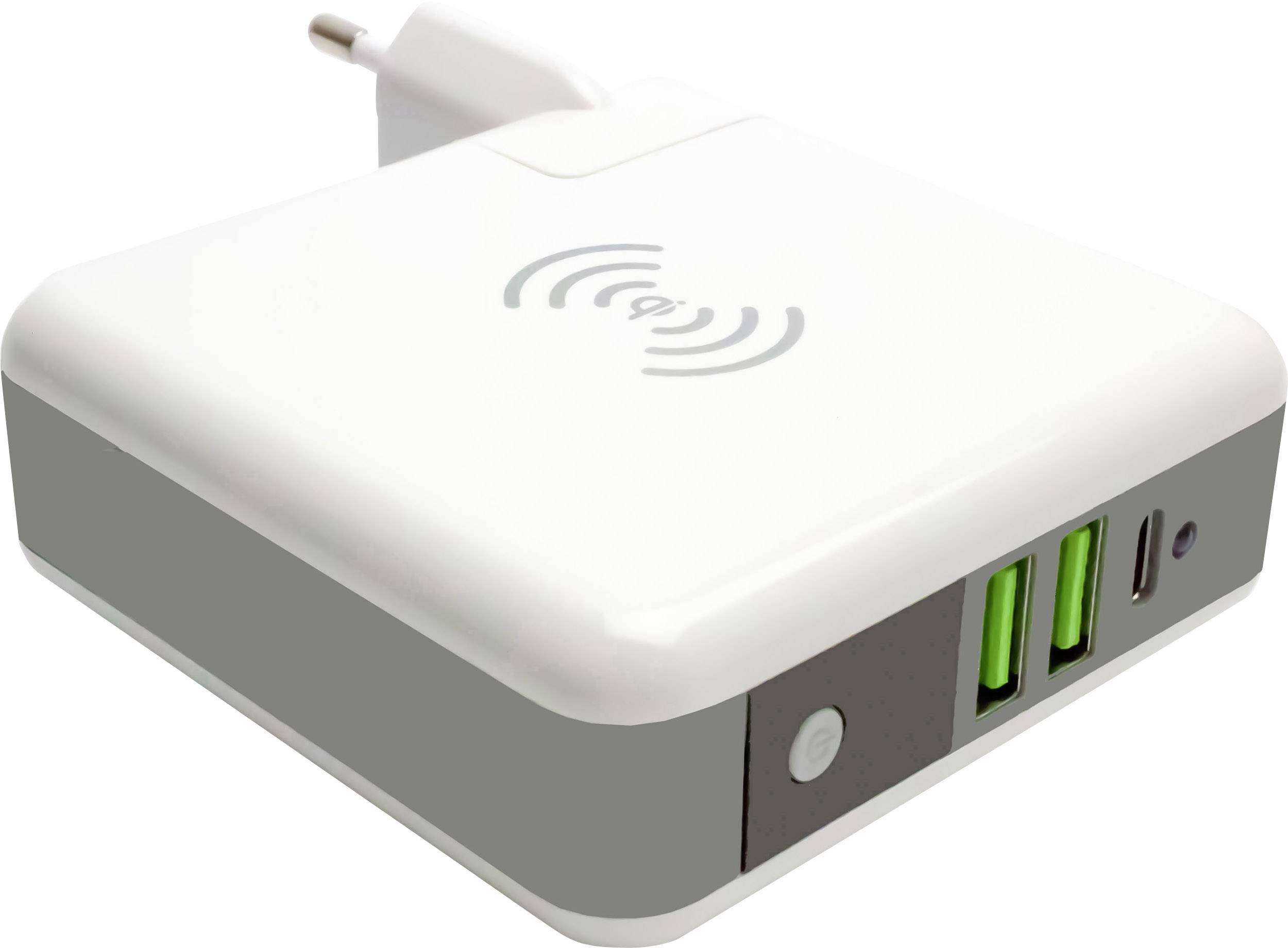 Smrter Induktions-Powerbank 2400mA Amigo World SMRTER_AMIGO_WORLD 6700 mAh Ausgänge Induktionslade-Standard, USB, USB-C™ Buchse