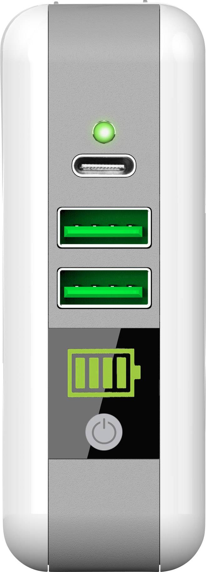 Smrter Induktions-Powerbank 2400mA Amigo World SMRTER_AMIGO_WORLD 6700 mAh Ausgänge Induktionslade-Standard, USB, USB-C™ Buchse