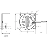 SEPA UF60D23BHW Axiallüfter 230 V/AC 14 m³/h (L x B x H) 60 x 60 x 30mm SEPA UF60D23BHW Axiallüfter 230 V/AC 14 m³/h (L x B x H) 60 x 60 x 30mm